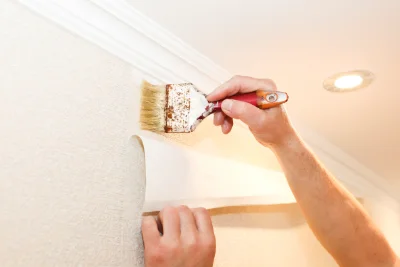 Pose de papier peint à Argiésans — revêtements muraux et toiles de verre